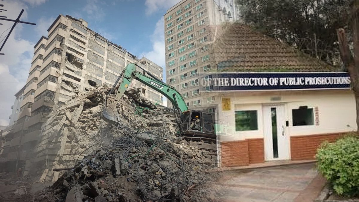 DPP orders criminal probe into Eastleigh building collapse, says Nairobi County never sent an inquiry file