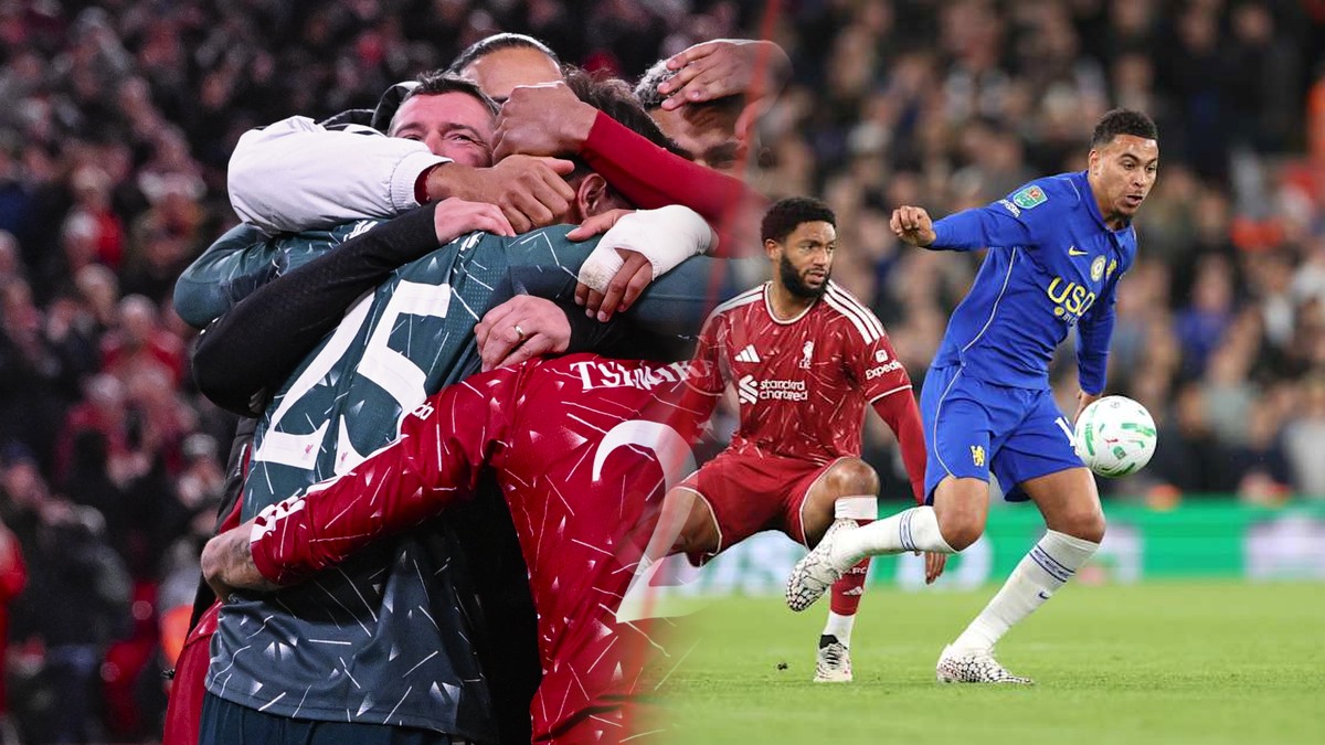 Gomez scores first Liverpool goal in 278 games as Reds knock Chelsea out of Carabao Cup on penalties