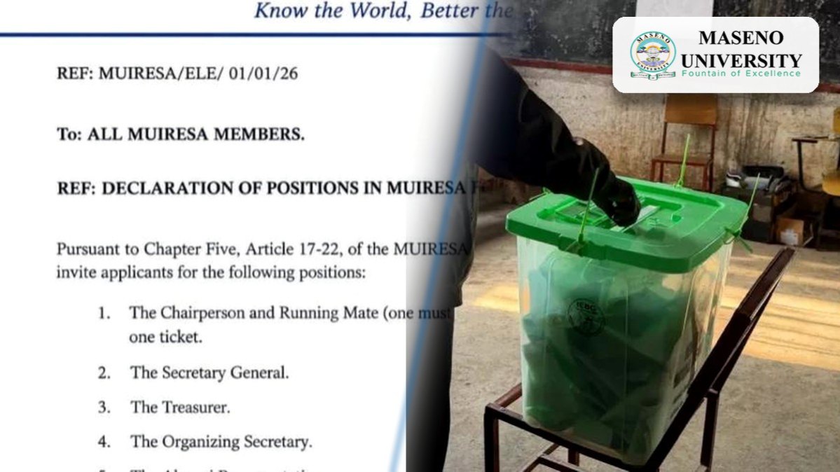 MUIRESA opens leadership seats for 2026/27 polls at Maseno's Yala campus